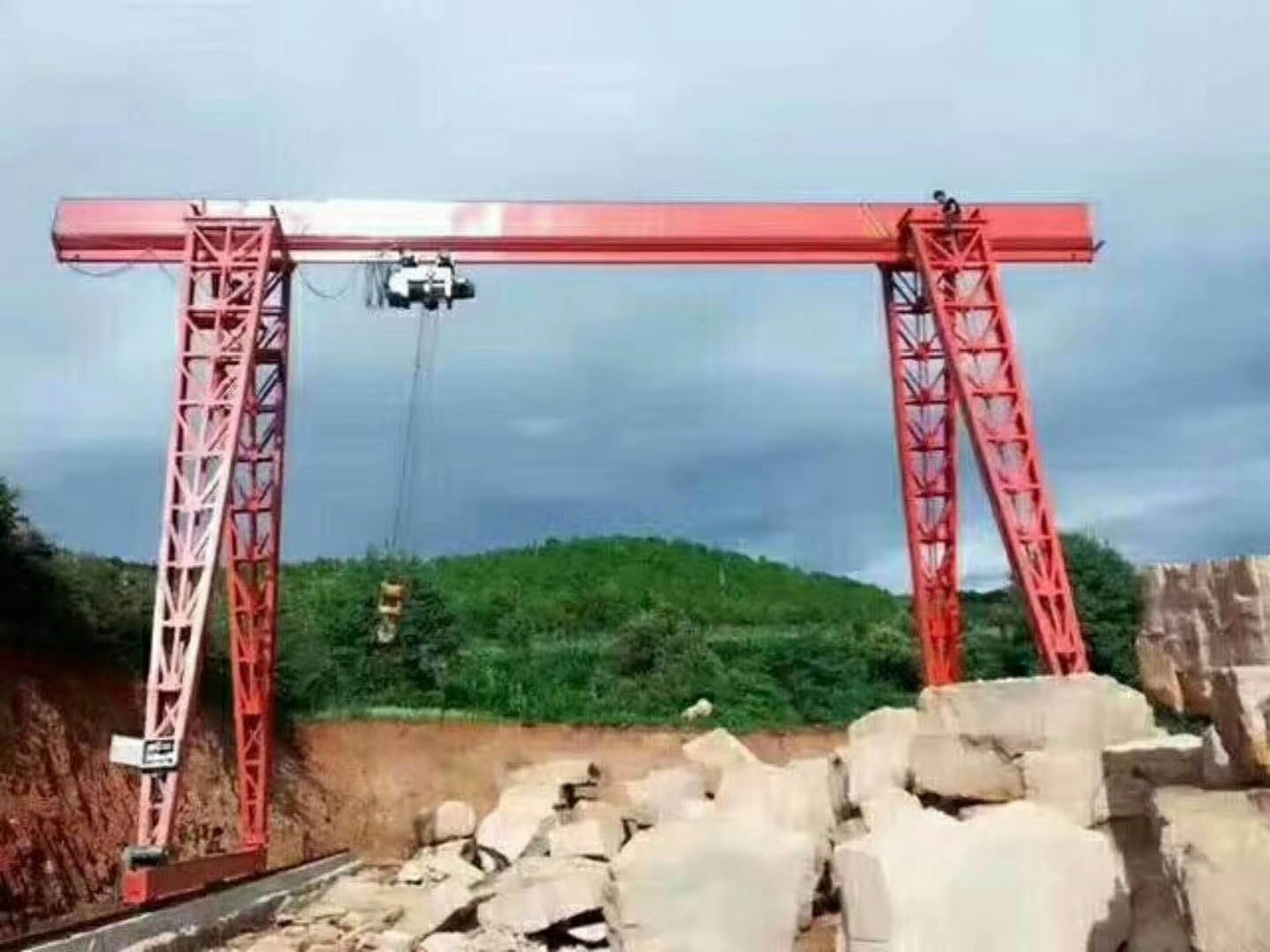 云南永善縣單梁起重機